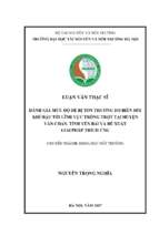 đánh giá mức độ dễ bị tổn thương do biến đổi khí hậu tới lĩnh vực trồng trọt tại huyện văn chấn, tỉnh yên bái và đề xuất giải pháp thích ứng