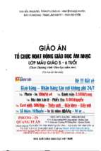 Giáo án hoạt động tổ chức giáo dục âm nhạc lớp mẫu giáo 5   6 tuổi nguyễn kim dung