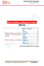 Ielts speaking vocabulary band 7.5+