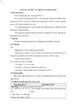 Giáo án bồi dưỡng học sinh giỏi chủ đề động lực học chất điểm