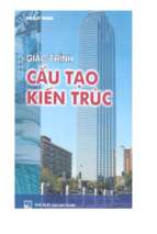 Giáo trình cấu tạo kiến trúc