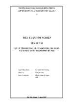 Tiểu luận tốt nghiệp Xử lý tình huống về cân đối thu,chi ngân sách nhà nước thành phố Hà Nội