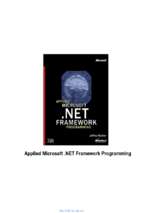 Applied microsoft .net framework programming