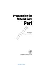 Programming the network with perl