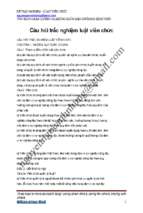 đề trắc nghiệm – luật viên chức