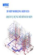 3D MEP MODELING SERVICES (DỊCH VỤ DỰNG MÔ HÌNH 3D MEP)