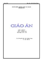 Giáo án lịch sử  nâng cao lớp 11