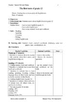 Giáo án tiếng anh 12