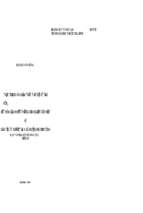 Thực trạng nhận thức về thái độ tảo hôn, kết hôn cận huyết thống của người dân một số dân tộc ít người tại 4 xã huyện mai sơn, tỉnh sơn la