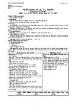 Giáo án địa lý  lớp 10