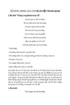 Nội dung phong cách thơ bà huyện thanh quan