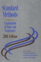 Standard methods for the examination of water and wastewater new
