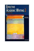 Effective academic writing 2   the short essay