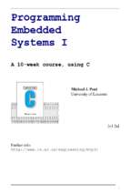 Programing embedded systems i