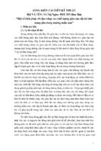 Skkn một số biện pháp chỉ đạo nâng cao chất lượng giáo dục lấy trẻ làm trung tâm trong trường mầm non