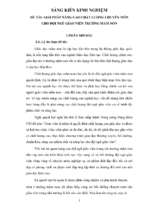 Giải pháp nâng cao chất lượng chuyên môn cho đội ngũ giáo viên ở trường mầm non