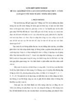Giải pháp nâng cao chất lượng dạy trẻ 5   6 tuổi làm quen với toán về biểu tượng số lượng