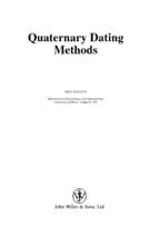 Quaternary dating methods