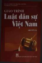 Giáo trình Luật Dân sự Việt Nam 