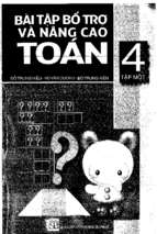Bài tập bổ trợ và nâng cao toán lớp 4 tập 1