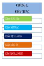 Bài giảng chương 2: Khám chung