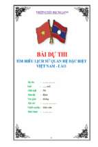 Bài dự thi tìm hiểu quan hệ việt lào   2017 b