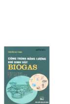 CÔNG TRÌNH NĂNG LƯỢNG KHÍ SINH VẬT BIOGAS