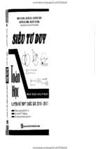 Sieu tu duy toan hoc luyen de thpt quoc gia 2016   2017