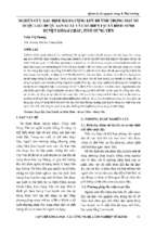 nghiên cứu xác định hàm lượng lưu huỳnh trong một số dược liệu được sản xuất và chế biến tại xã bình minh huyện khoái châu tỉnh hưng yên