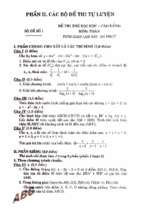 Giải nhanh 25 đề thi môn toán học phần 2