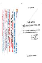 Tuyển tập 36 đề trắc nghiệm môn tiếng anh phần 1