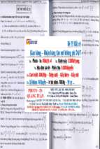Luyện giải đề trước kỳ thi đại học   tuyển chọn và giới thiệu đề thi toán học phần 2