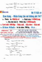 Luyện thi cấp tốc môn hóa học phần 2