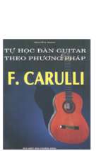 Tự học đàn guitar theo phương pháp f.carulli