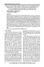 ỨNG DỤNG ẢNH VIỄN THÁM LANDSAT 8 & GIS XÂY DỰNG BẢN ĐỒ SINH KHỐI VÀ TRỮ LƯỢNG CACBON RỪNG TRỒNG KEO LAI (ACACIA HYBRID) TẠI HUYỆN YÊN LẬP, TỈNH PHÚ THỌ