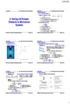 Ch.04 spring and damper elements in mechanical systems