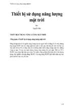 Thiết bị sử dụng năng lượng mặt trời