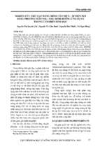 NGHIÊN CỨU CHẾ TẠO MÀNG MỎNG SẮT ĐIỆN - ÁP ĐIỆN PZT BẰNG PHƯƠNG PHÁP SOL - GEL ĐỊNH HƯỚNG ỨNG DỤNG TRONG CẢM BIẾN SINH HỌC