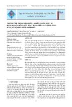 THIẾT KẾ HỆ THỐNG GIÁM SÁT VÀ ĐIỀU KHIỂN THIẾT BỊ BẰNG MẠNG KHÔNG DÂY HOẠT ĐỘNG TRÊN MÁY TÍNH BẢNG SỬ DỤNG HỆ ĐIỀU HÀNH ANDROID 