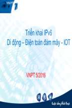 Triển khai IPv6 Di động – Điện toán đám mây - IOT