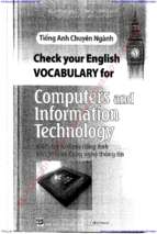 Kiểm tra từ vựng tiếng Anh máy tính và công nghệ thông tin - nguyễn hoàng thanh ly, 160 trang