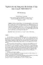 Nghiên cứu xây dựng máy thu tín hiệu số dựa trên vi mạch TMS320C6713