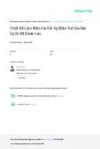 Thiết Kế Cảm Biến Gia Tốc Áp Điện Trở Sáu Bậc Tự Do Độ Nhạy Cao 