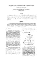 ỨNG DỤNG MẠNG NƠRON MỜ ĐỂ ĐIỀU KHIỂN BỘ BÙ TĨNH 