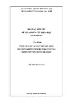 Bao cao tom tat de tai khung trinh do 2012