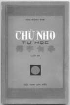 CHỮ NHO TỰ HỌC TẬP 3