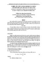 NGHIÊN CỨU CHẾ TẠO BỘ ĐO MÔMEN XOẮN DÙNG CẢM BIẾN BIẾN DẠNG KẾT HỢP VỚI TRỤC XOẮN