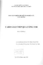 CARD GIAO TIẾP QUA CỔNG USB