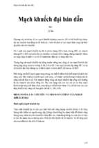 Mạch khuếch đại bán dẫn