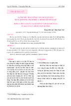 GIẢM TIÊU HAO XĂNG CHO XE GẮN MÁY BẰNG PHƯƠNG PHÁP ĐIỀU CHỈNH CHẾ HÒA KHÍ